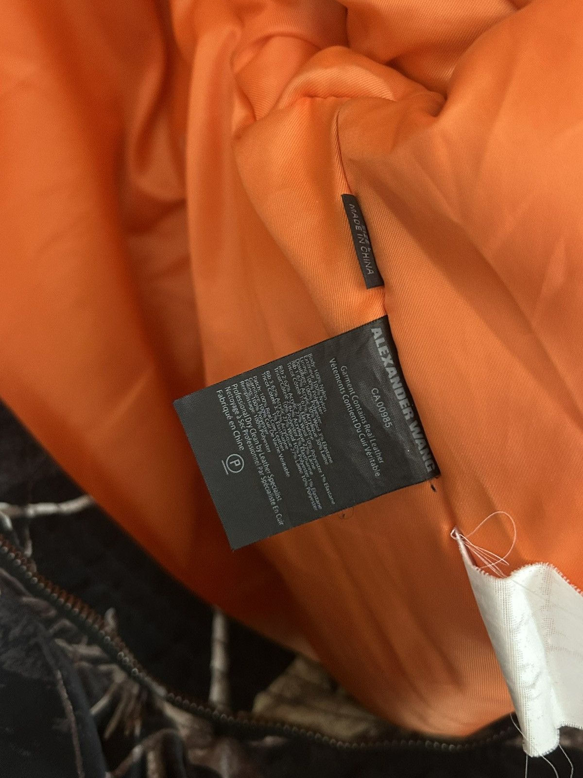 Alexander Wang Alexander wang black wood camo bomber jacket size L Size US L / EU 52-54 / 3 - 9 Thumbnail