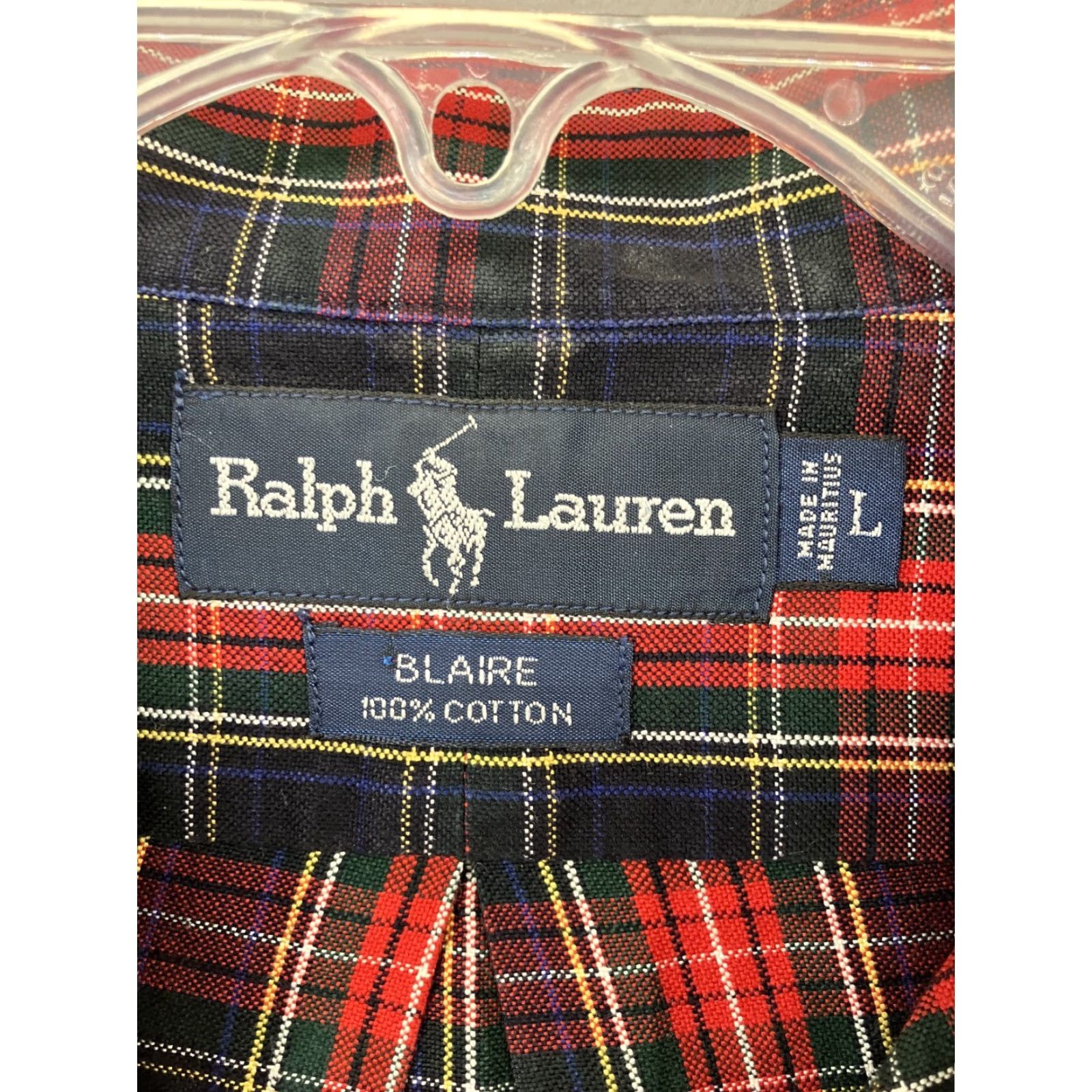 Ralph Lauren Ralph Lauren Blaire Button-Down Shirt Men L Red Plaid Long Sleeve Casual Business Preppy Size US L / EU 52-54 / 3 - 2 Thumbnail