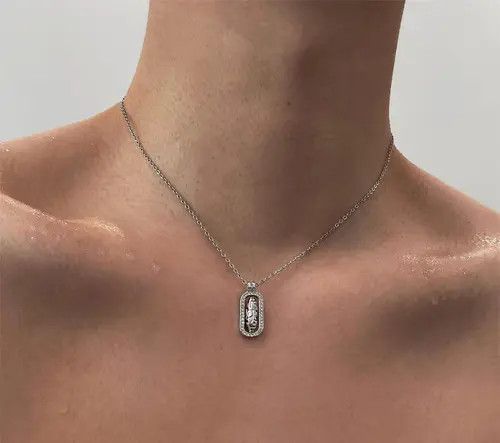 Jewelry Elegant Silver Pendant Necklace Size ONE SIZE - 7 Thumbnail