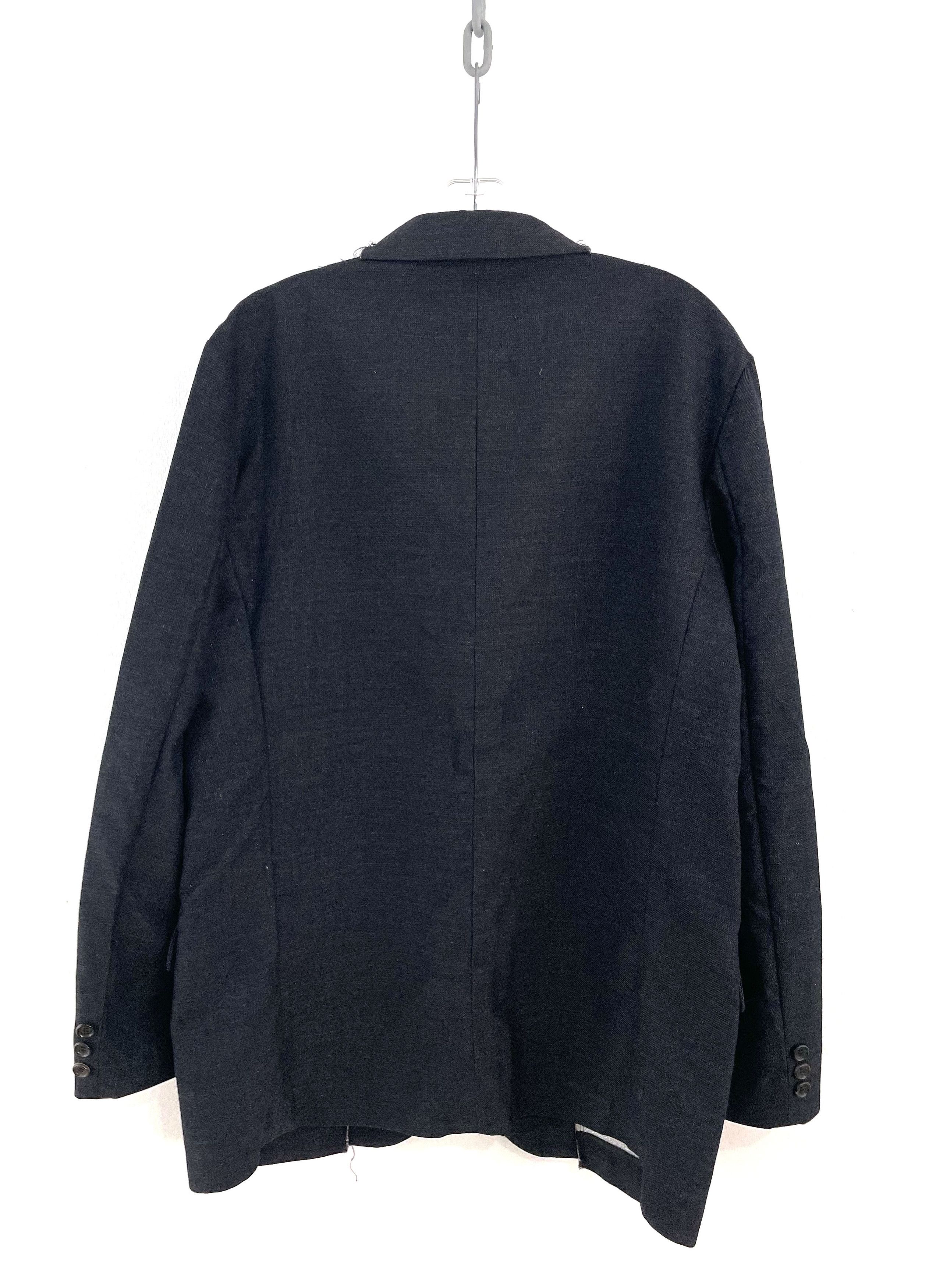 Comme des Garcons Homme 2002 Silver Thread Blazer Size US L / EU 52-54 / 3 - 10 Thumbnail