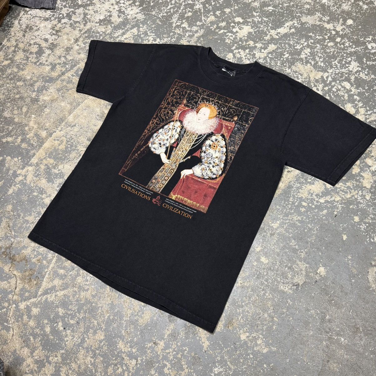 Vintage Vintage Queen Elizabeth 1 Vivienne WestWood Civilization Size US L / EU 52-54 / 3 - 2 Thumbnail