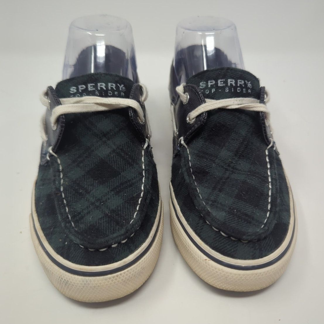 Sperry Sperry Top-Sider Green Boat Shoes Fabric Women Size 7.5 Size US 7.5 / IT 37.5 - 3 Thumbnail
