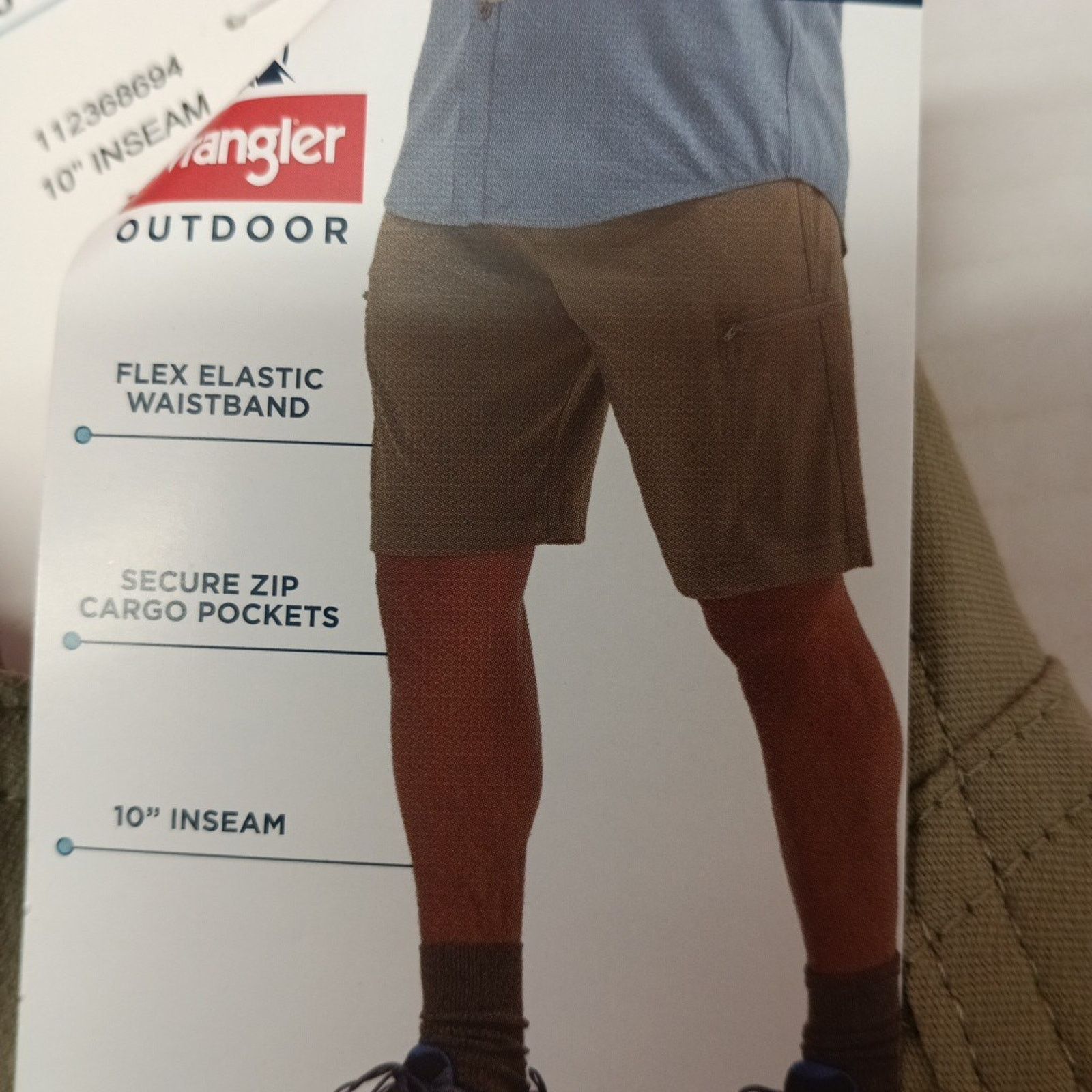 Wrangler Wrangler Cargo Shorts Men's Size 46 Beige 10" Inseam Relaxed Size US 44 / EU 60 - 3 Thumbnail