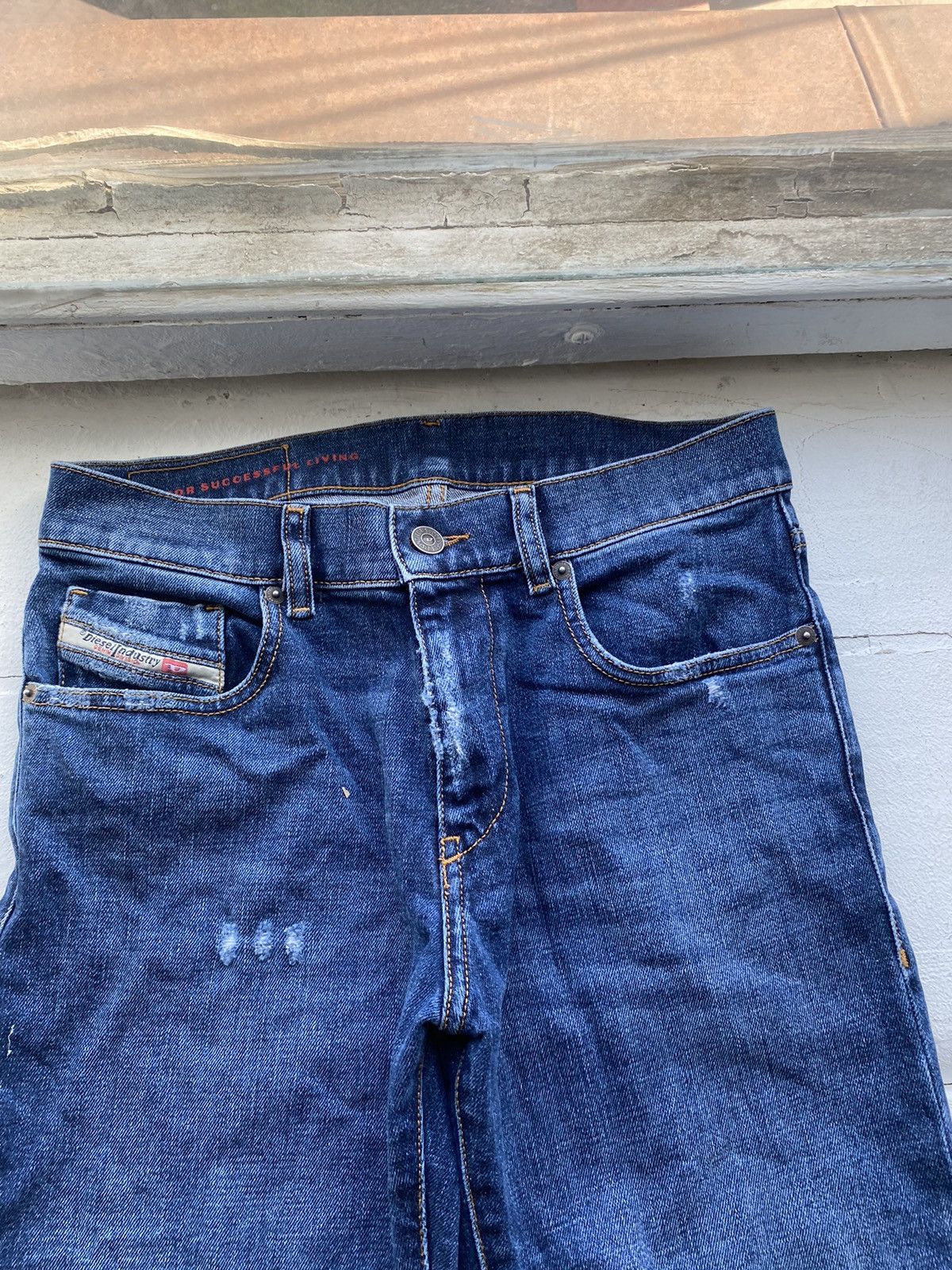 20471120 × Diesel Diesel Skinny Opium Luxury Designer Denim Jeans Gothic Punk Size US 29 - 3 Thumbnail