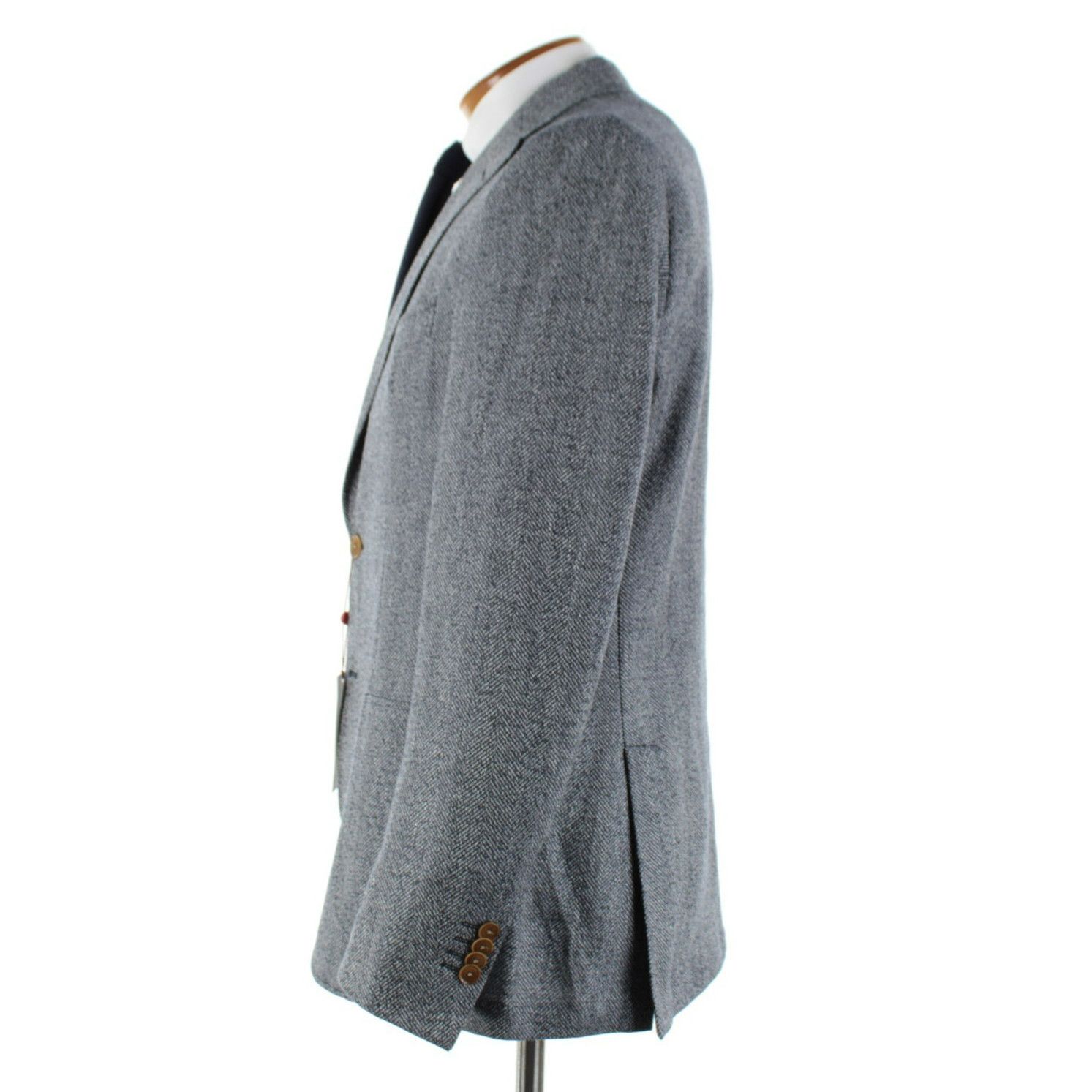 Luciano Barbera Luciano Barbera Sport Coat Size 40 US in Blue Size 40R - 4 Thumbnail