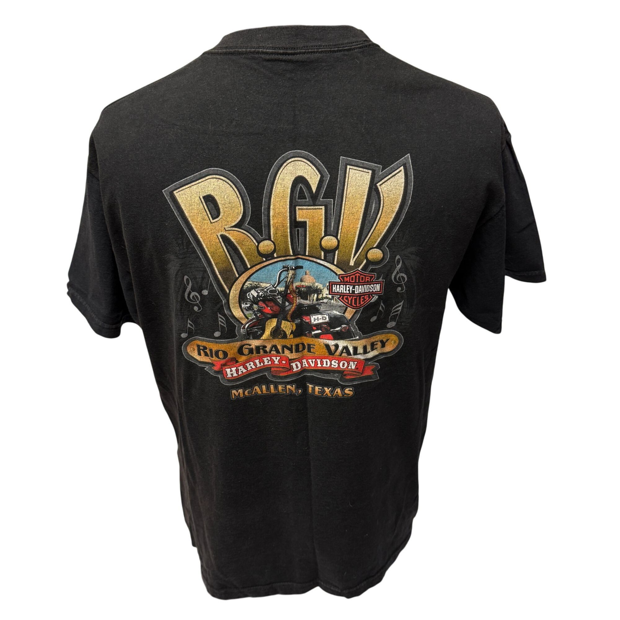 Harley Davidson H-D Motorcycle RGV I Got Mine RIO GRANDE Valley Texas Biker Size US L / EU 52-54 / 3 - 4 Thumbnail