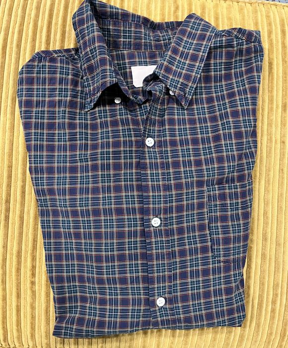 Band Of Outsiders Madras button down | Grailed