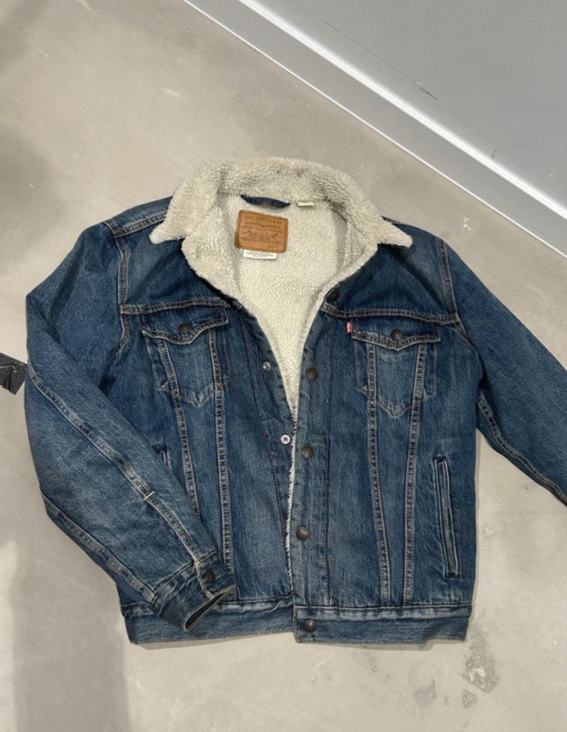 Levi's × Vintage Levis vintage shepa warm denim 90’S jacket Size US M / EU 48-50 / 2 - 1 Thumbnail
