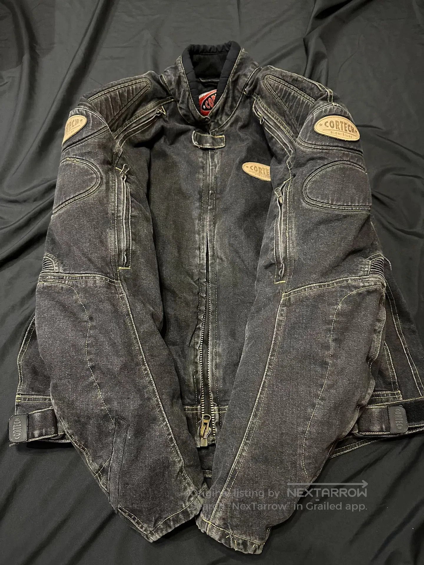 Vintage vintage cortech motorcycle denim jacket. Size US L / EU 52-54 / 3 - 1 Thumbnail