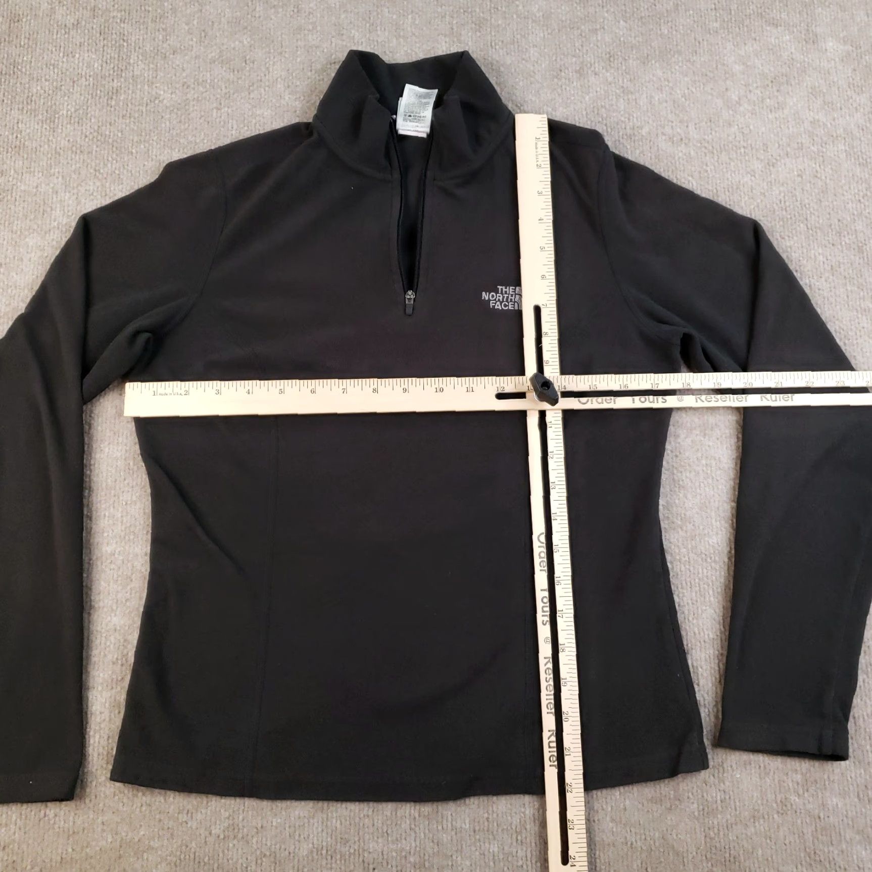 The North Face The North Face Jacket Womens Small Black Fleece 1/4 Zip Lightweight Outdoors Hiking Size S / US 4 / IT 40 - 2 Thumbnail