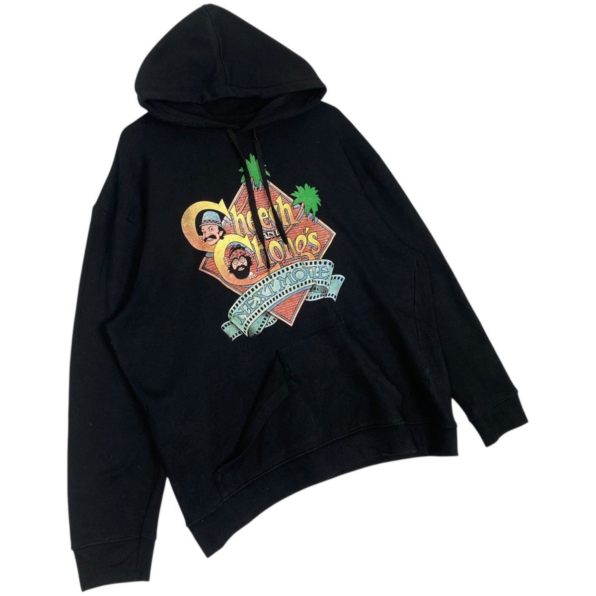 Other Vintage Cheech And Chong Hoodie Sweater Black Made In India Size US L / EU 52-54 / 3 - 3 Thumbnail