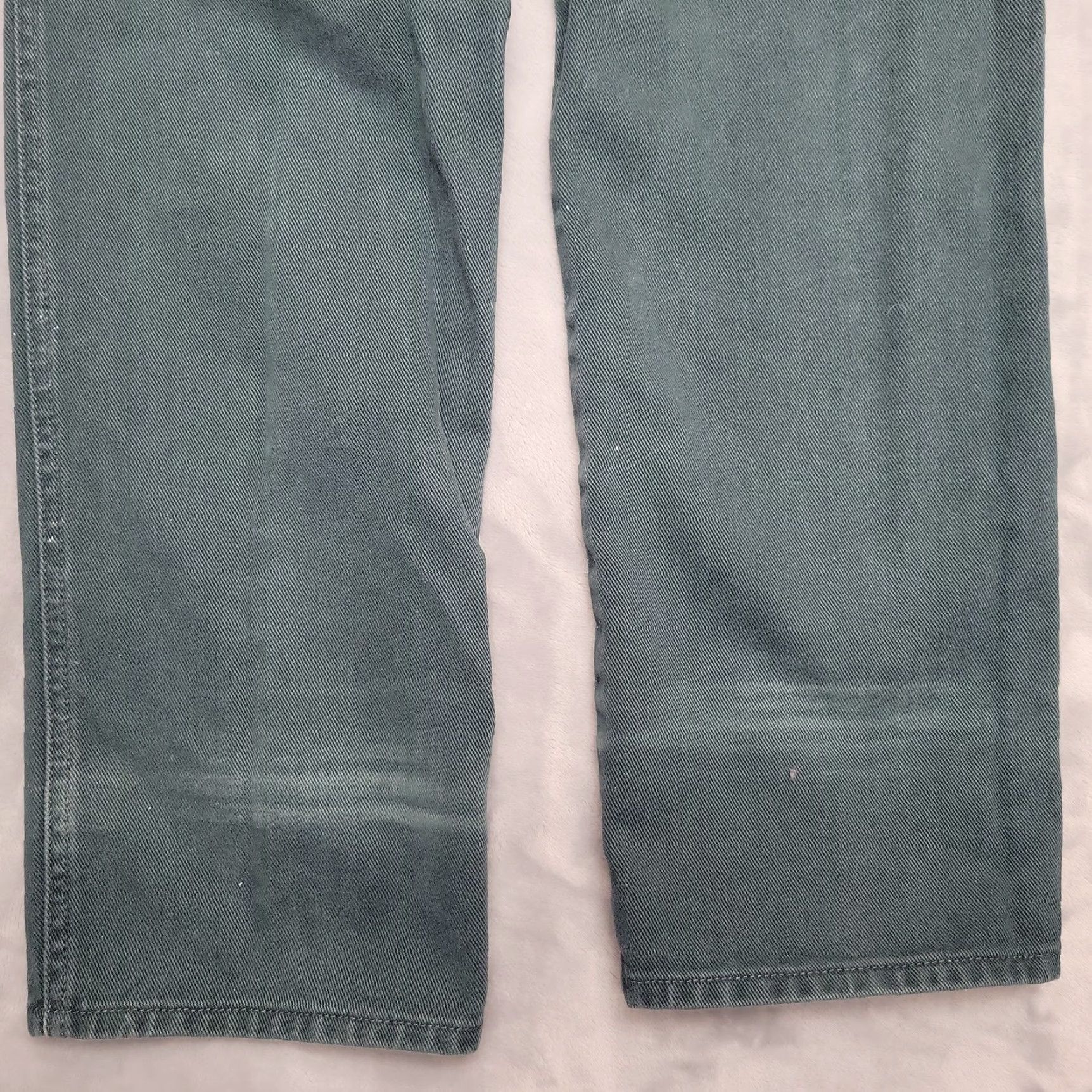 Vintage VINTAGE Lawman Jeans Womens 11 Green Denim High Rise Straight Leg Western Cowboy Rodeo Size 32" / US 10 / IT 46 - 6 Thumbnail
