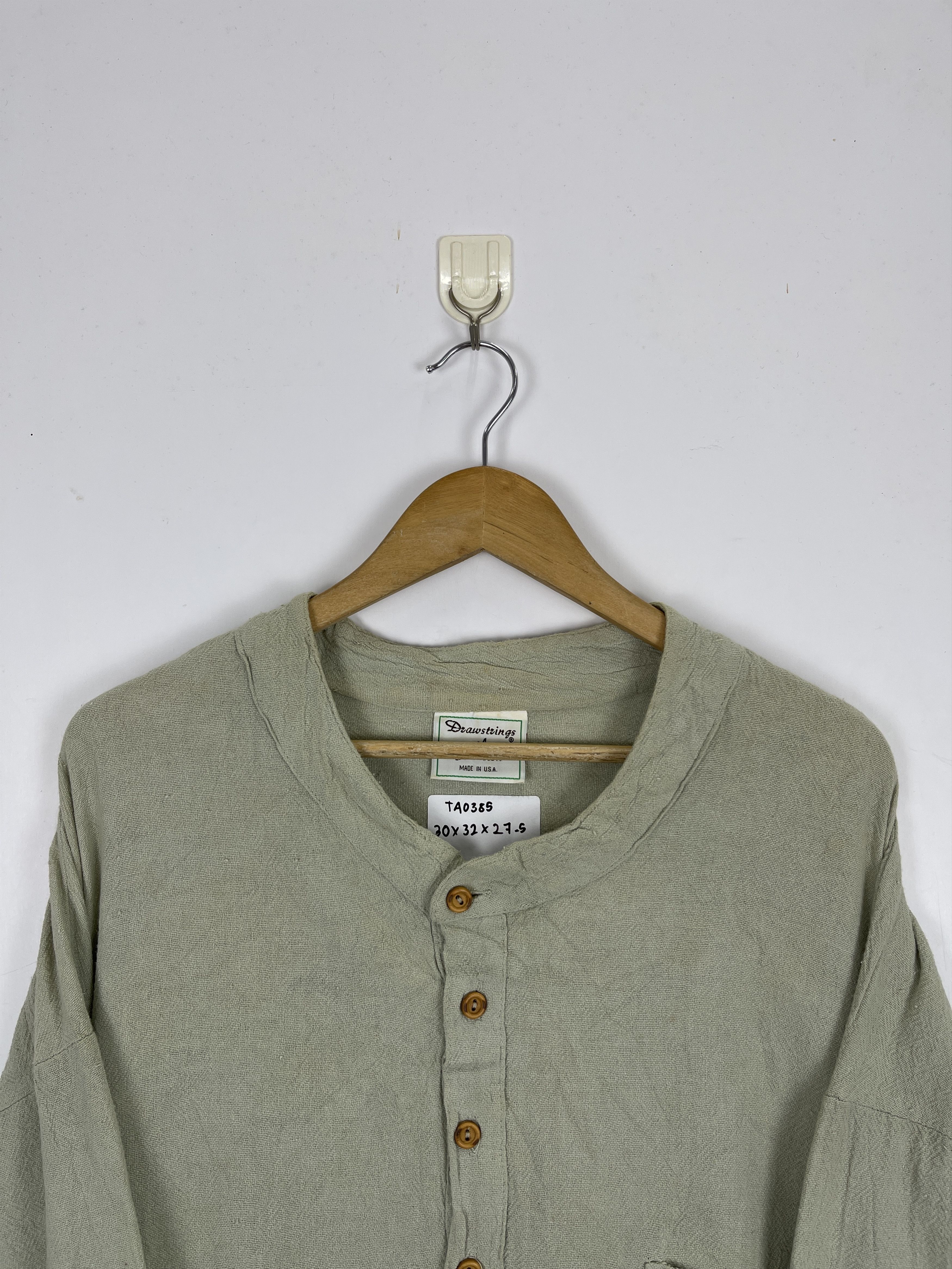 Vintage Drawstrings of Malibu Oversized Shirt TA0385