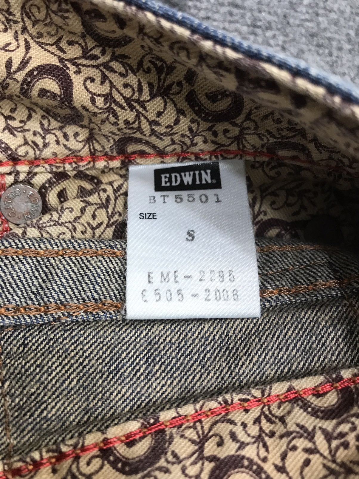 Edwin 💥FLARE💥Archival Rusty EDWIN Stone Wash Denim F62 Size US 30 / EU 46 - 17 Thumbnail