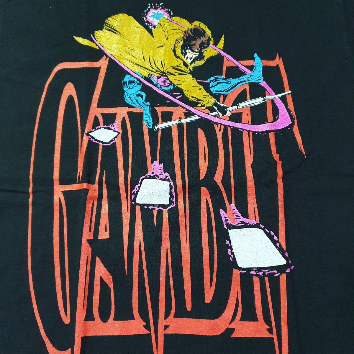 Other Gambit Marvel Comic Images Vintage Shirt 1993 Size US XL / EU 56 / 4 - 5 Thumbnail