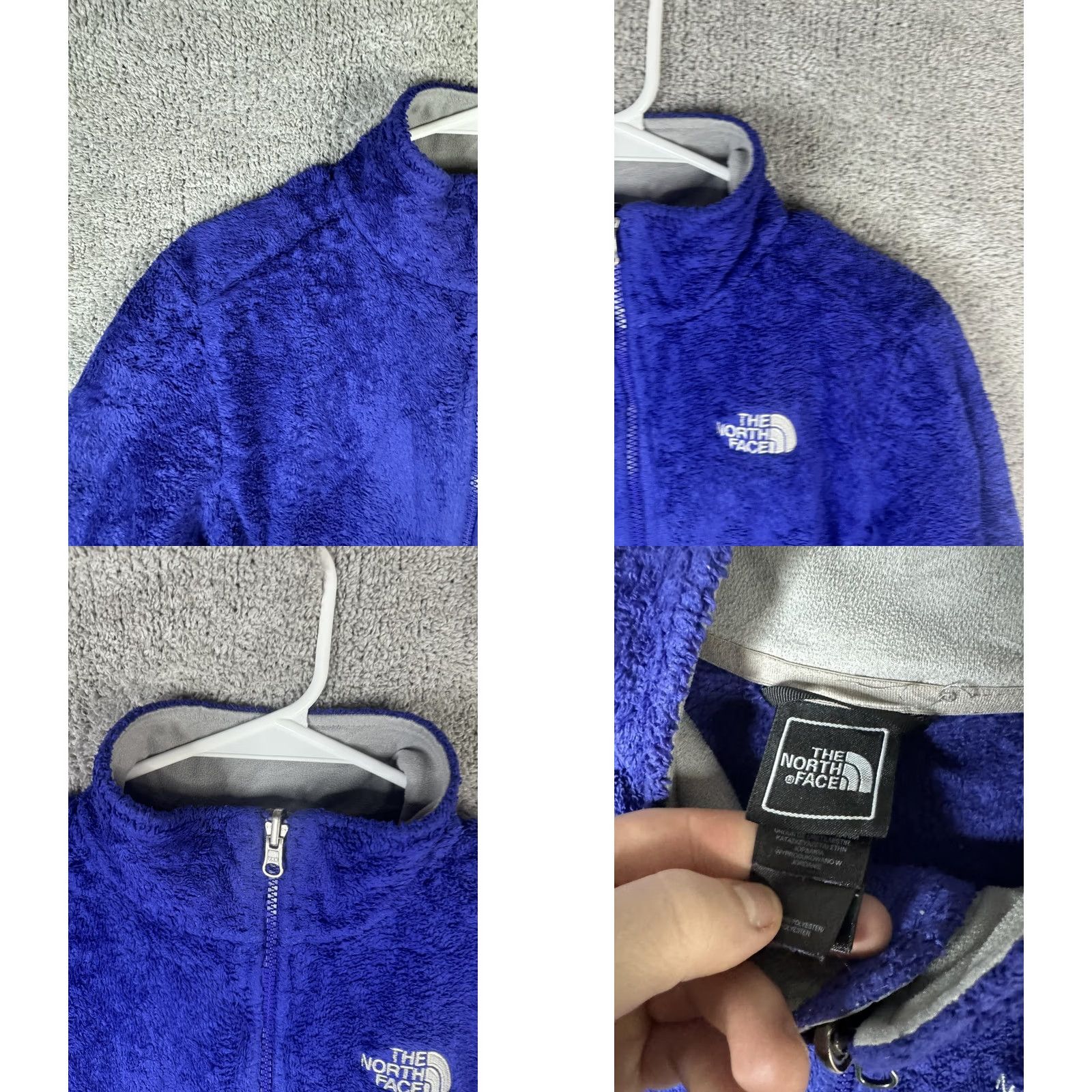 The North Face The North Face Fleece Jacket Womens Medium Blue Full Zip Soft Plush Fuzzy Size M / US 6-8 / IT 42-44 - 8 Thumbnail