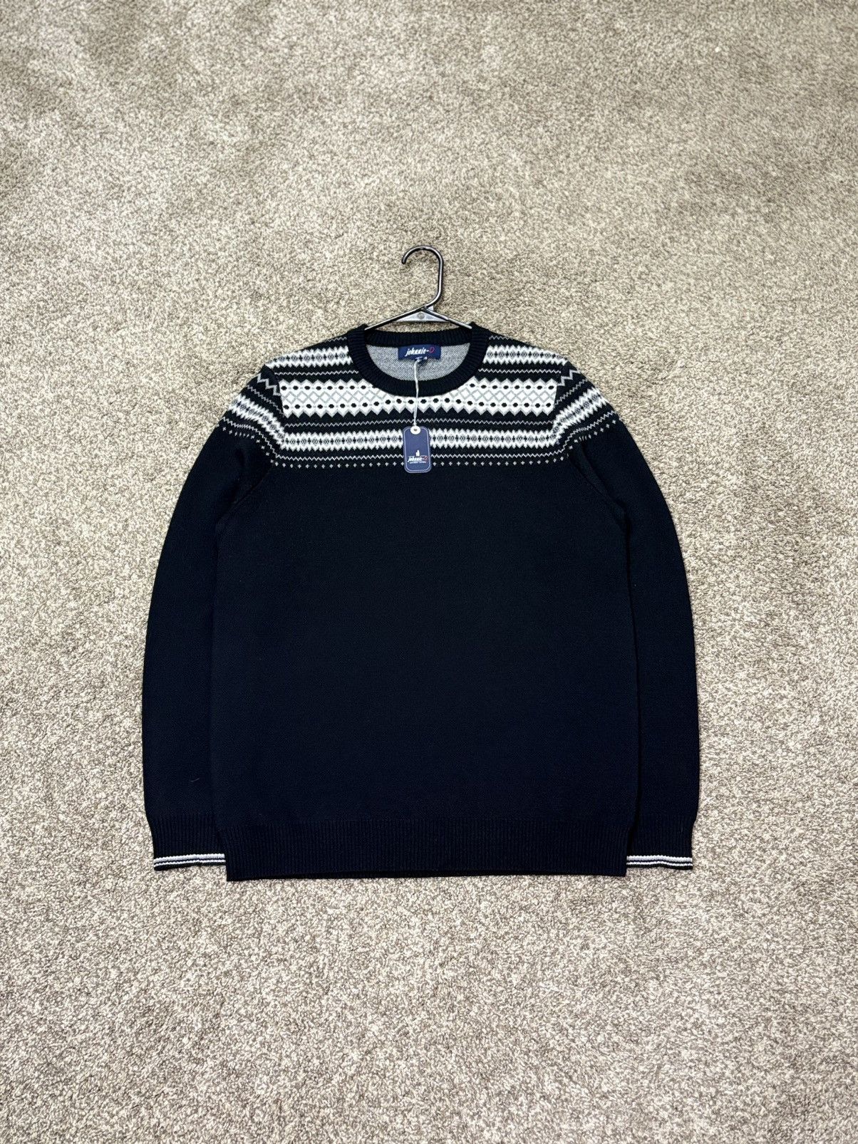 johnnie-O Johnnie-O Sweater Men’s Size Medium Wool Crewneck Navy Blue Size US M / EU 48-50 / 2 - 2 Thumbnail