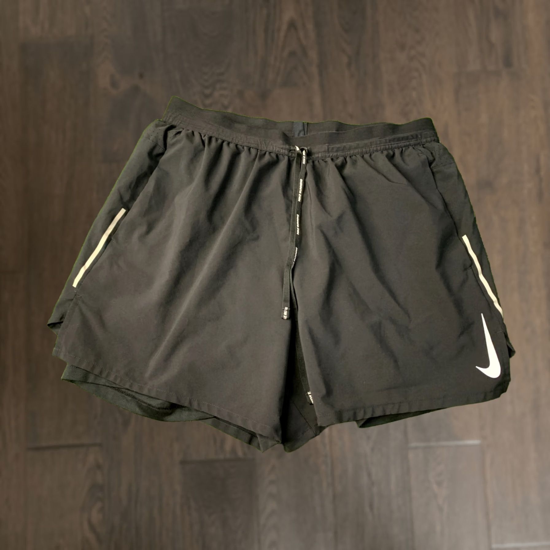 Nike Nike Flex Dri-Fit Running Shorts Women L Black 2019 Training Running Shorts Size 36" / US 14 / IT 50 - 1 Thumbnail
