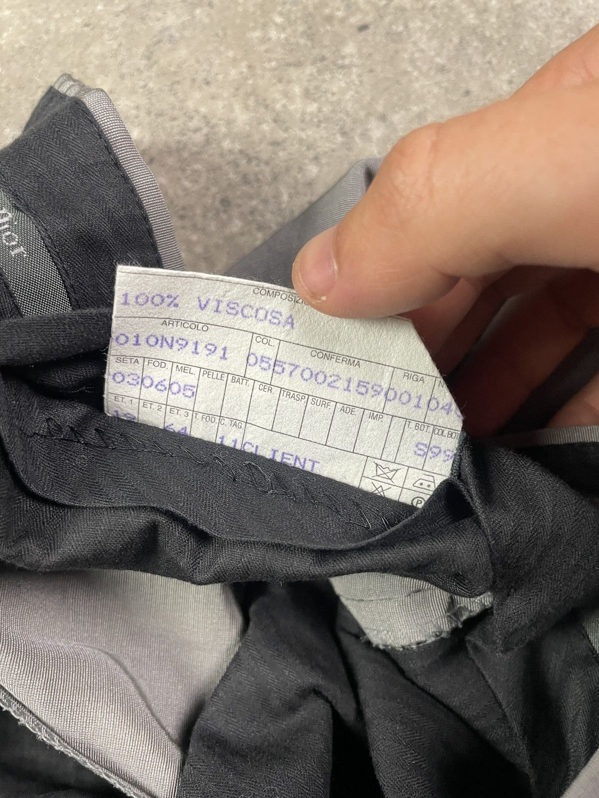 Dior × Vintage Vintage 2000s Dior Silver Flared Formal Pants Size US 34 / EU 50 - 5 Thumbnail