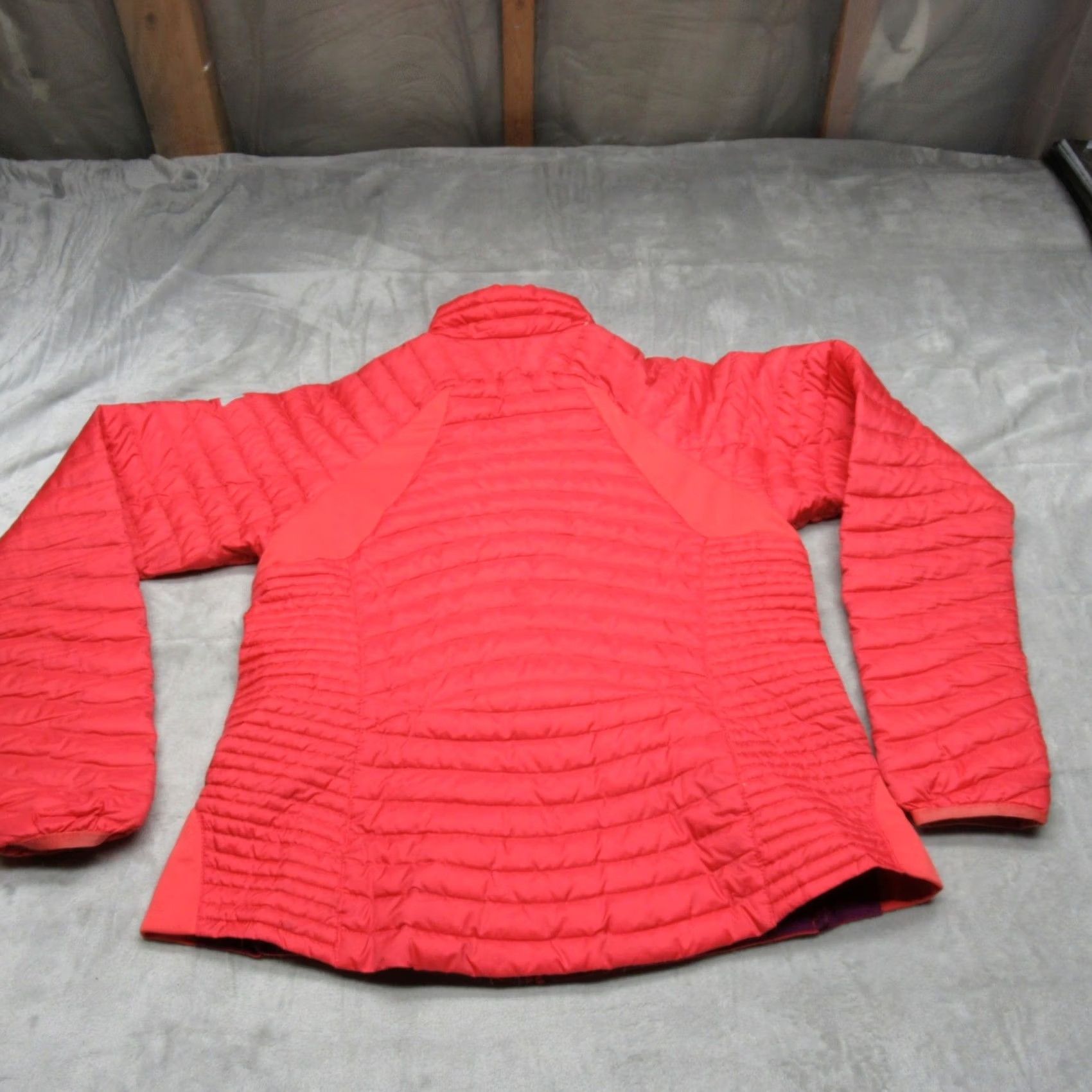 Eddie Bauer Eddie Bauer Down Jacket Women M Orange Quilted Puffer Coat Zip Front Mid-Length Size M / US 6-8 / IT 42-44 - 2 Thumbnail