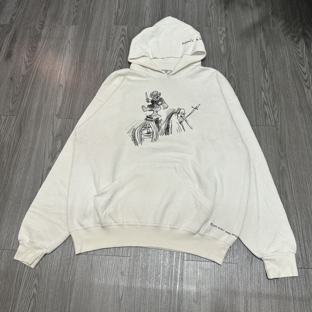 Vintage Mark Gonzales 2002 Hoodie Size US L / EU 52-54 / 3 - 1 Thumbnail