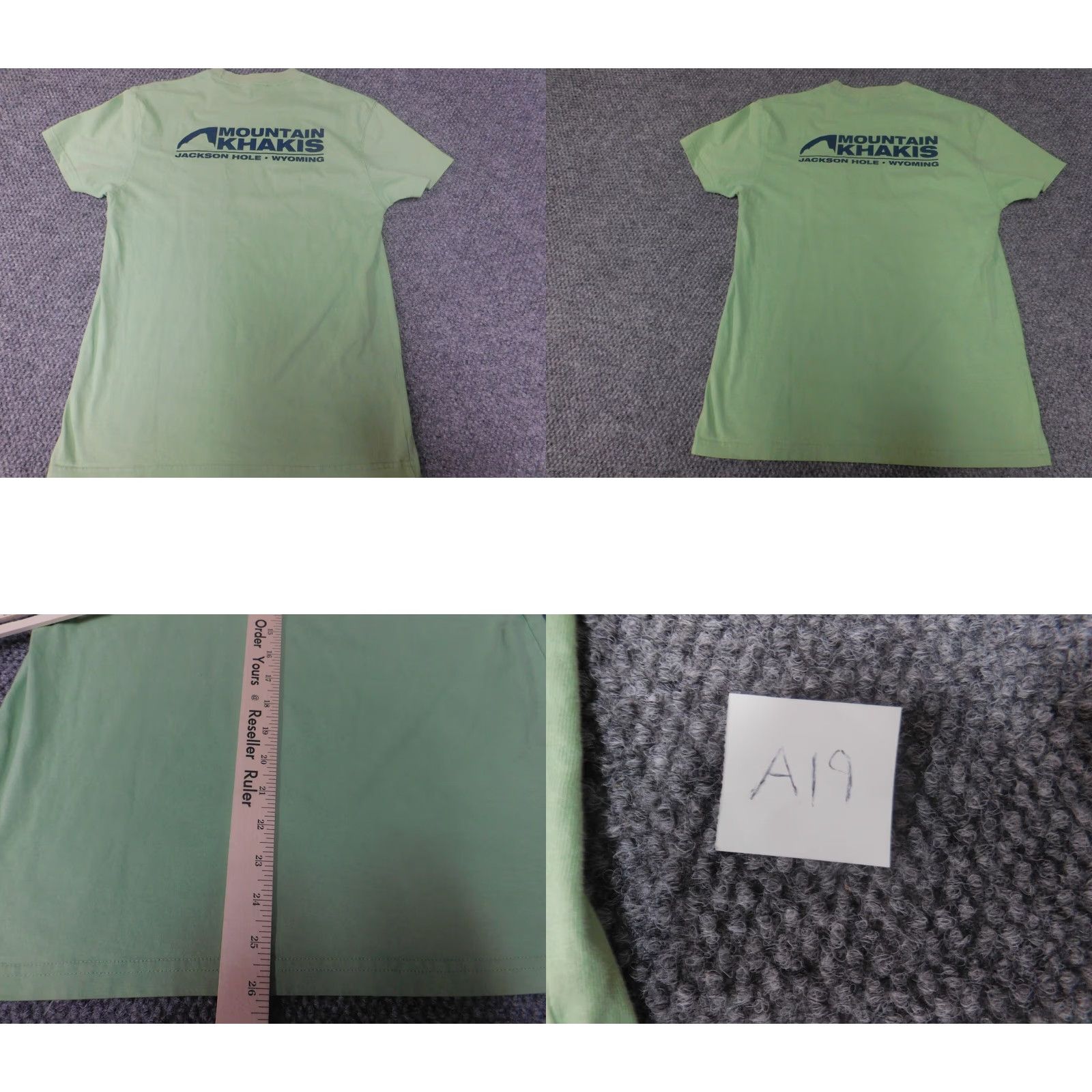 Mountain Khakis Mountain Khakis Shirt Mens S Green Cotton Knit Short Sleeve Crew Neck Logo Stretch Vintage No Size US S / EU 44-46 / 1 - 9 Thumbnail