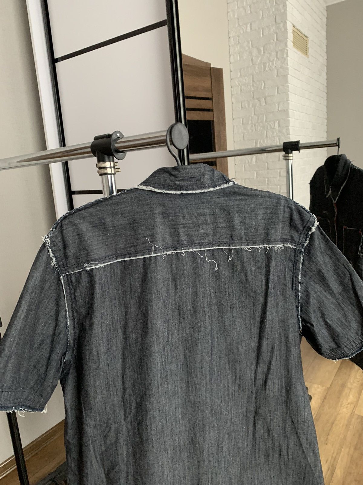 Diesel Diesel Denim Vintage Shirt 90s Logo Distressed Size US XL / EU 56 / 4 - 7 Thumbnail