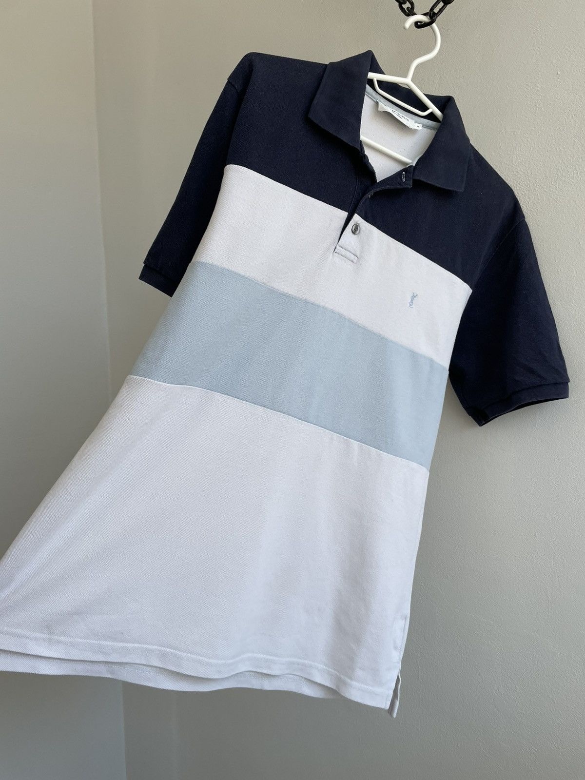 Yves Saint Laurent Yves Saint Laurent YSL Stripped Polo Shirt T Shirt Tee Size US M / EU 48-50 / 2 - 5 Thumbnail