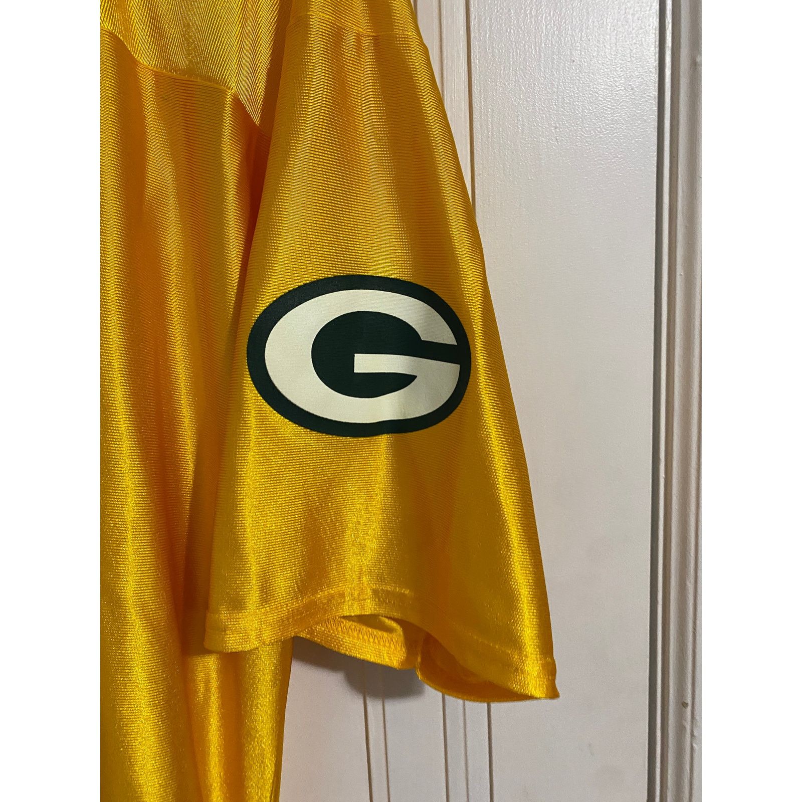 NFL Brett Favre Green Bay Packers Gold Jersey Men's Size XL Size US XL / EU 56 / 4 - 5 Thumbnail