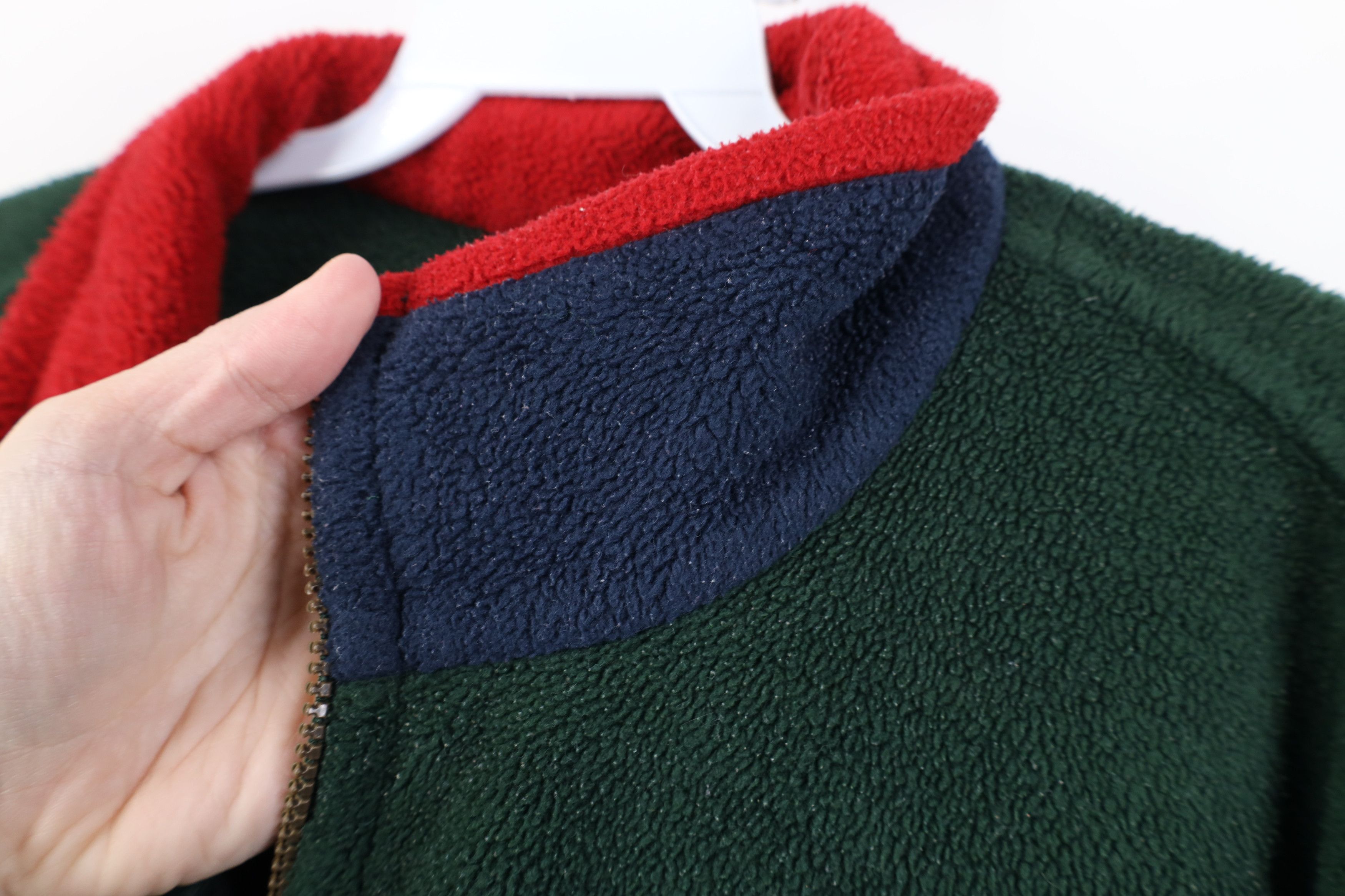 Vintage Vintage 90s Streetwear Fleece 1/4 Half Zip Pullover Sweater Size US XL / EU 56 / 4 - 7 Thumbnail