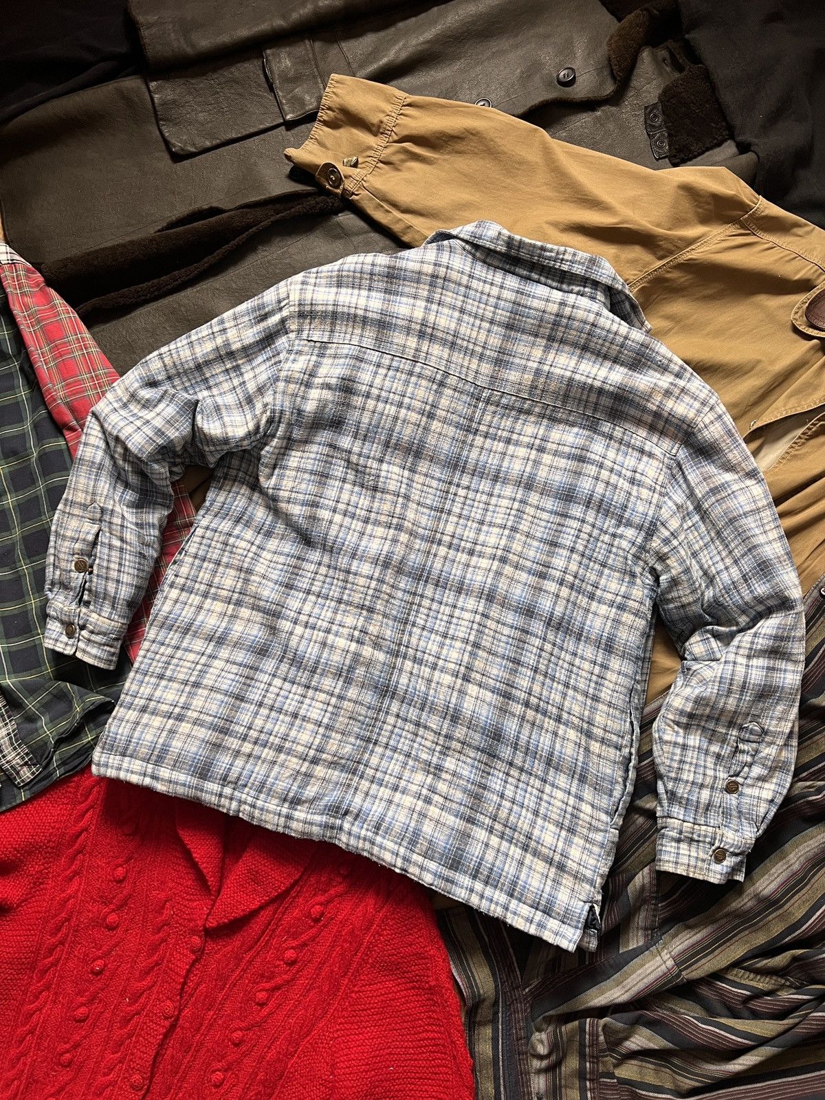 Dickies Vintage Dickies Overshirt Winter Jacket 90s Skating Striped Size US M / EU 48-50 / 2 - 2 Thumbnail