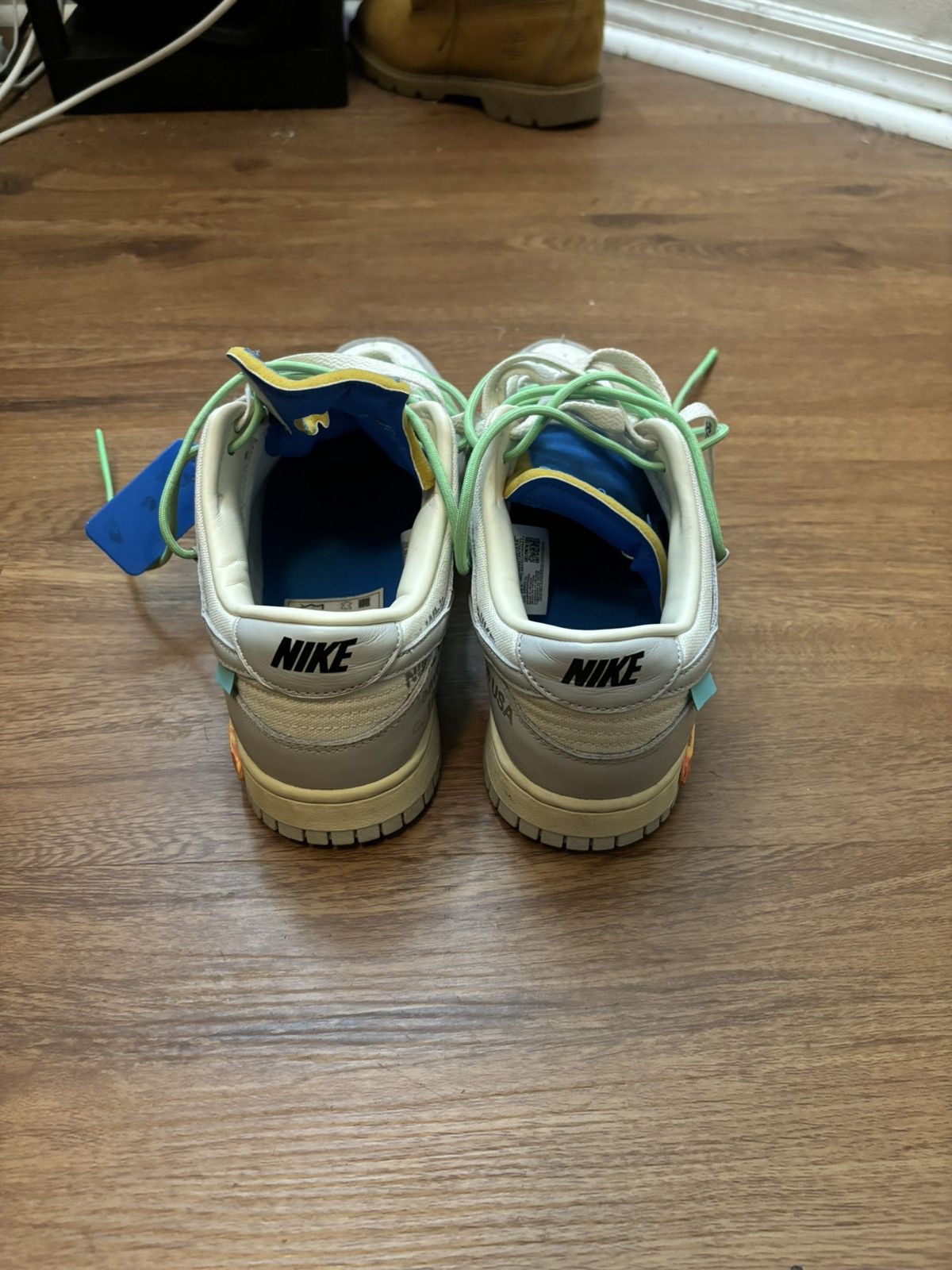 Nike × Off-White Nike Off-White x Dunk Low 'Lot 26 of 50' Men's Shoes Nike Size US 8 / EU 41 - 4 Thumbnail