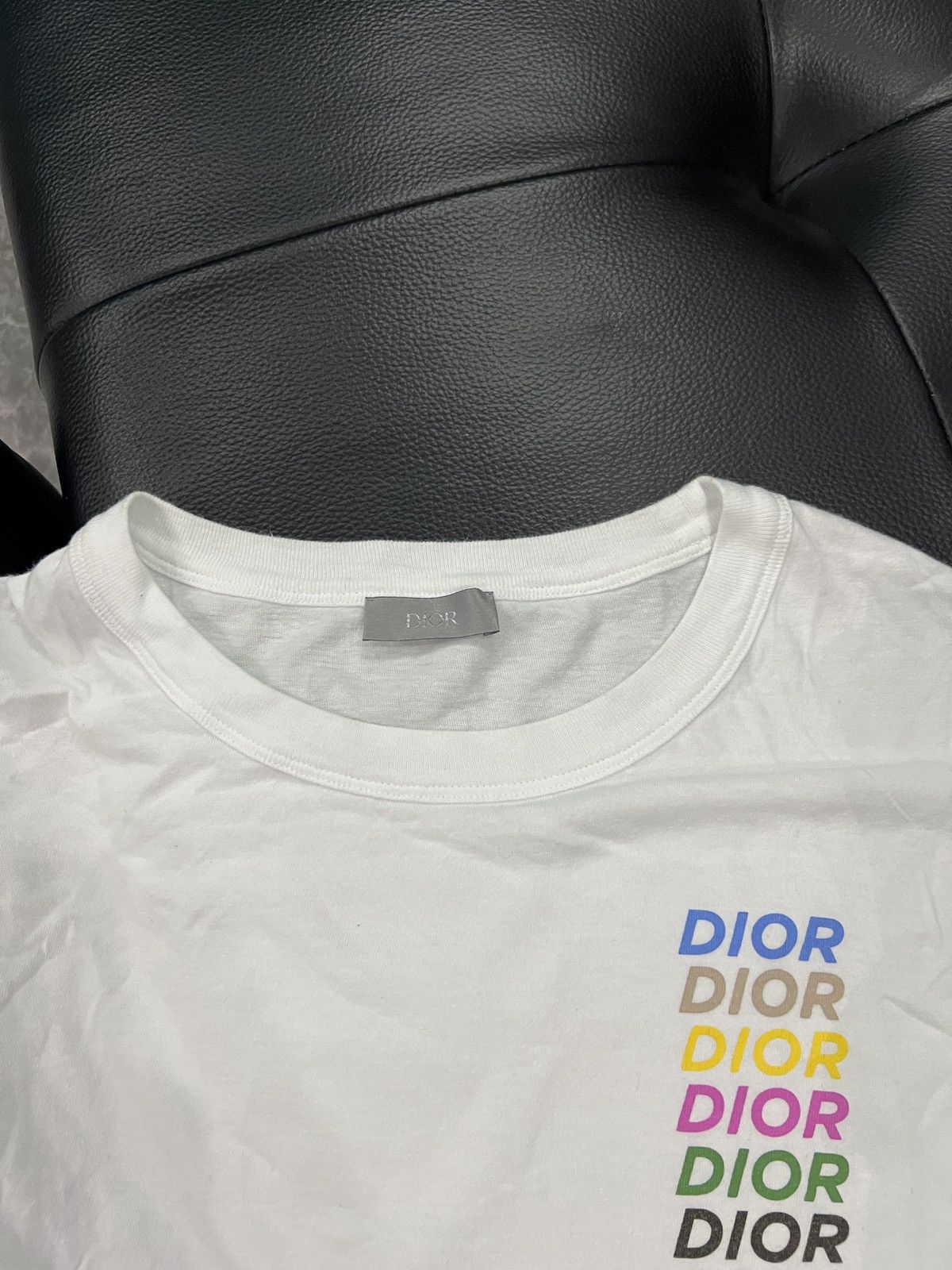 Dior Dior Rainbow Logo T-Shirt Size US XL / EU 56 / 4 - 9 Thumbnail