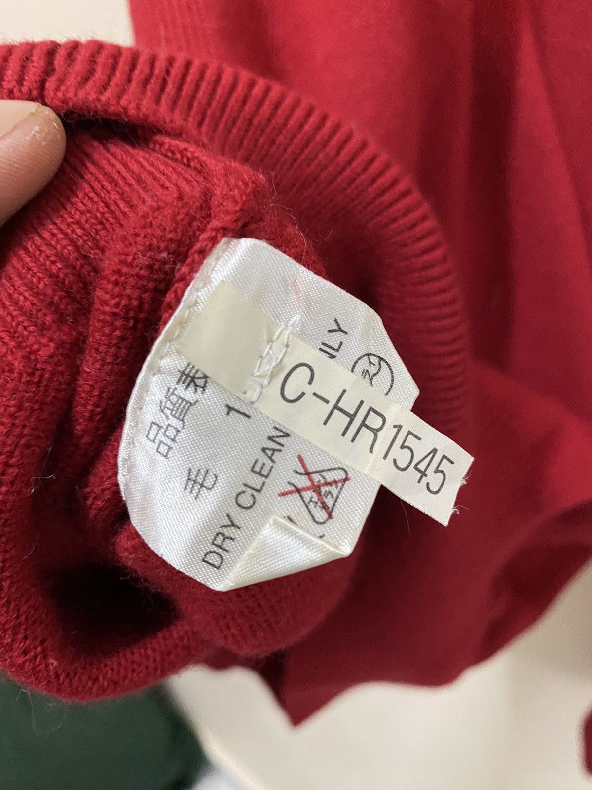 Yves Saint Laurent Vtg Yves Saint Laurent YSL Knitwear Red Size US L / EU 52-54 / 3 - 11 Thumbnail