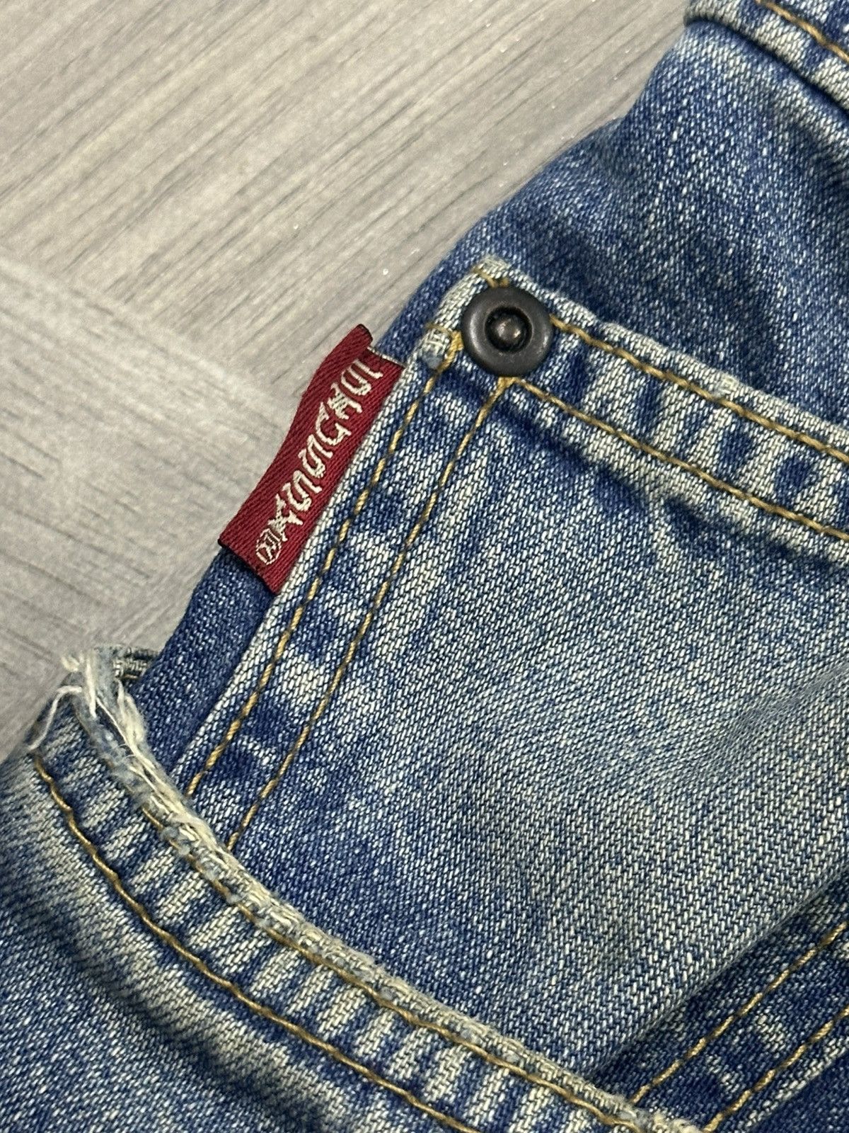 Stussy Vintage Stussy Workwear Denim Distressed Mud Wash Pant Size US 29 - 9 Thumbnail