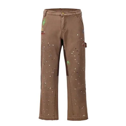 Painted Splatter Carpenter Flare Denim Jeans