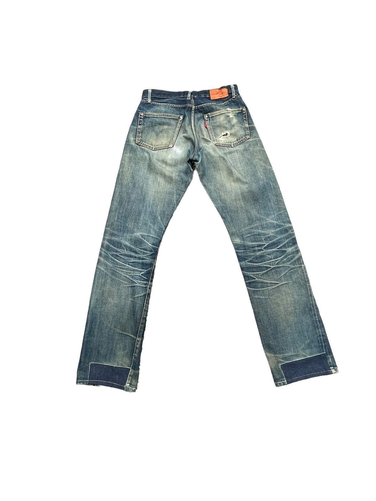 Octopus × Vintage Vintage Octopus Army Selvedge Distresed Denim Size US 30 / EU 46 - 11 Thumbnail