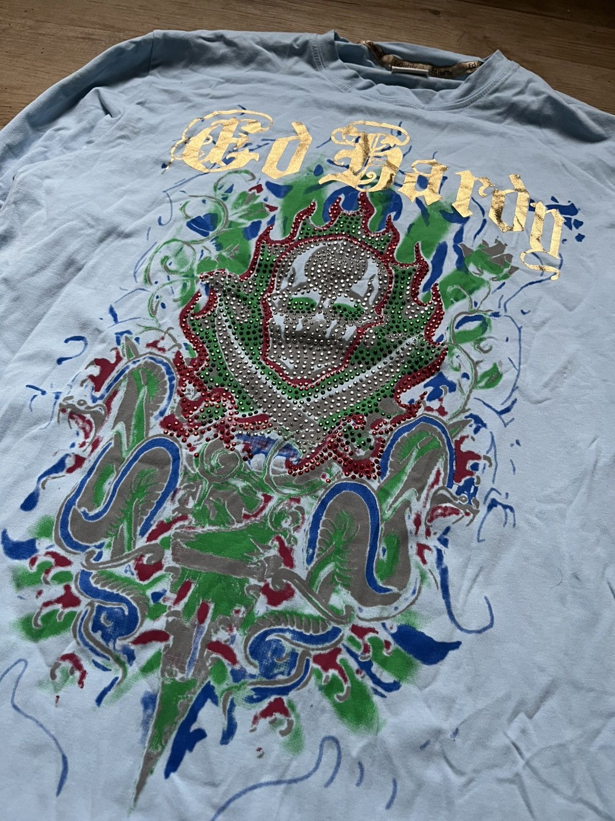 Ed Hardy Ed hardy double big logo longsleeve shirt Size US XL / EU 56 / 4 - 2 Thumbnail