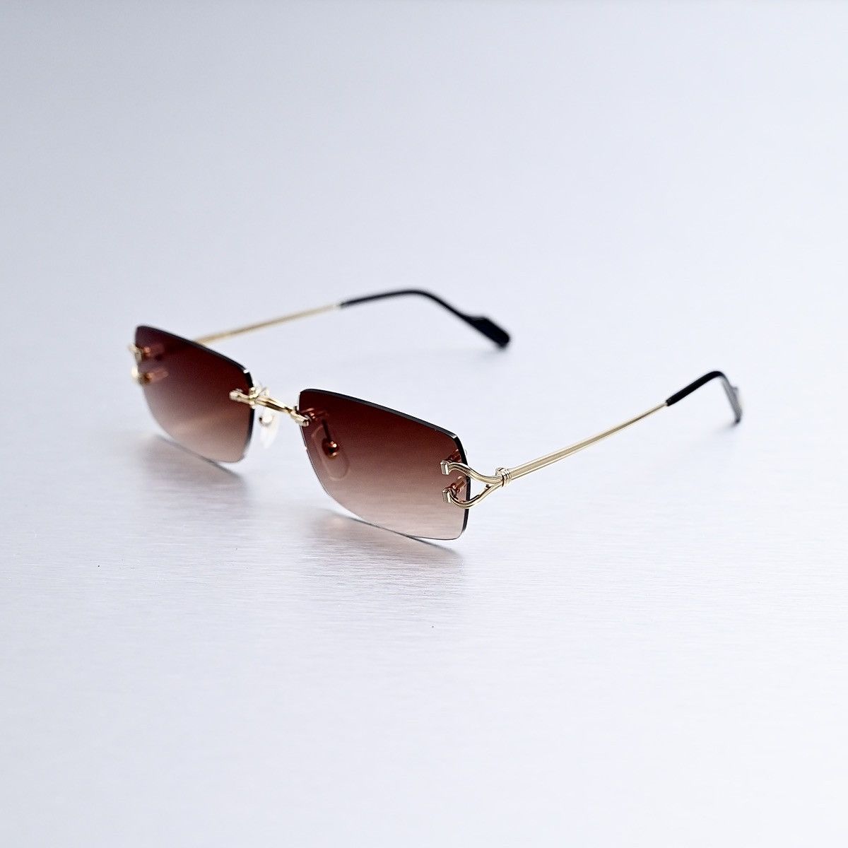Cartier CARTIER CT0563O 001 CHOCOLATE BOY SUNGLASSES Size ONE SIZE - 1 Thumbnail