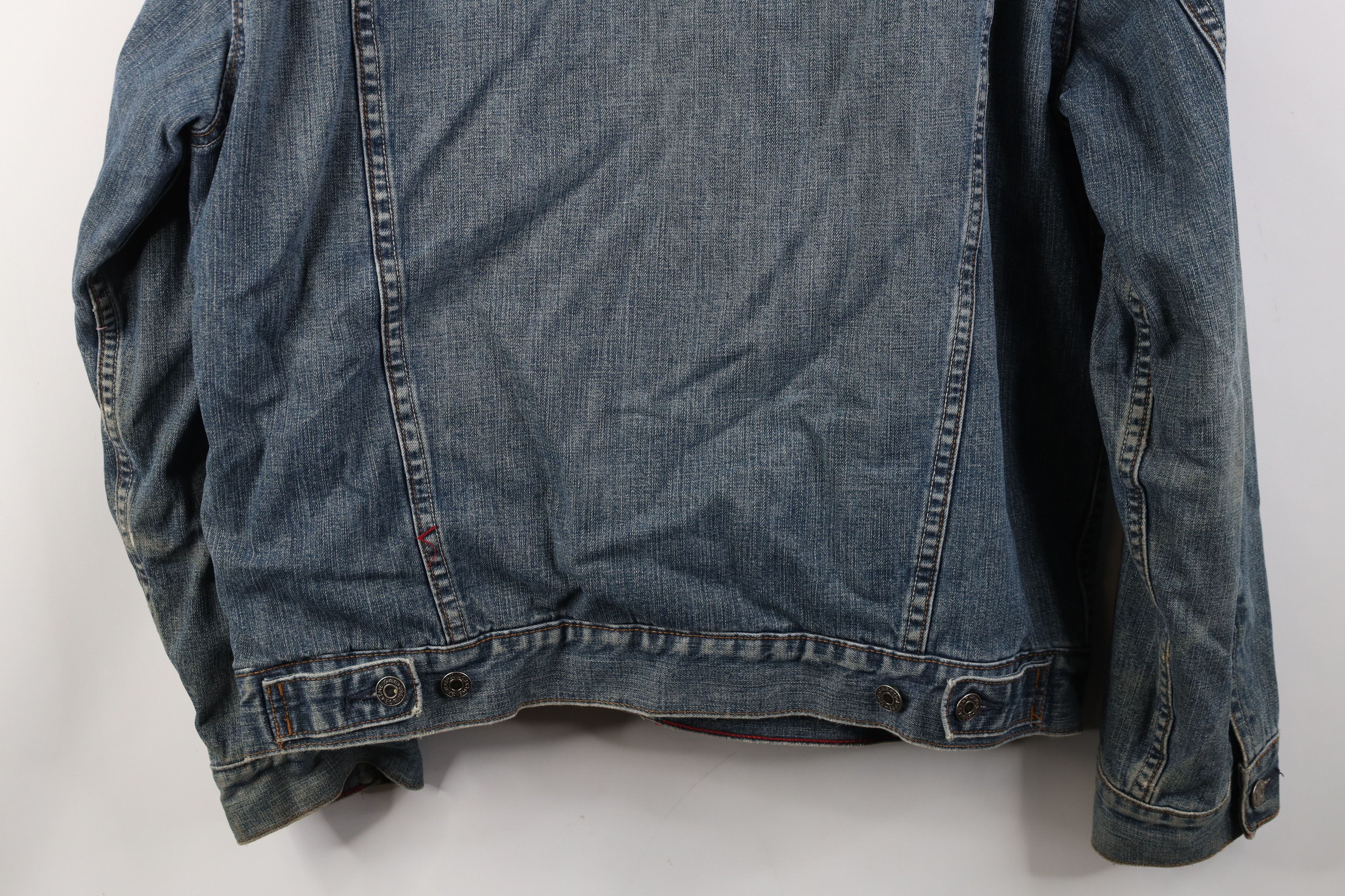 Gap Vintage Y2K 2004 Gap Deep Pile Fleece Lined Trucker Jacket Size US M / EU 48-50 / 2 - 15 Thumbnail
