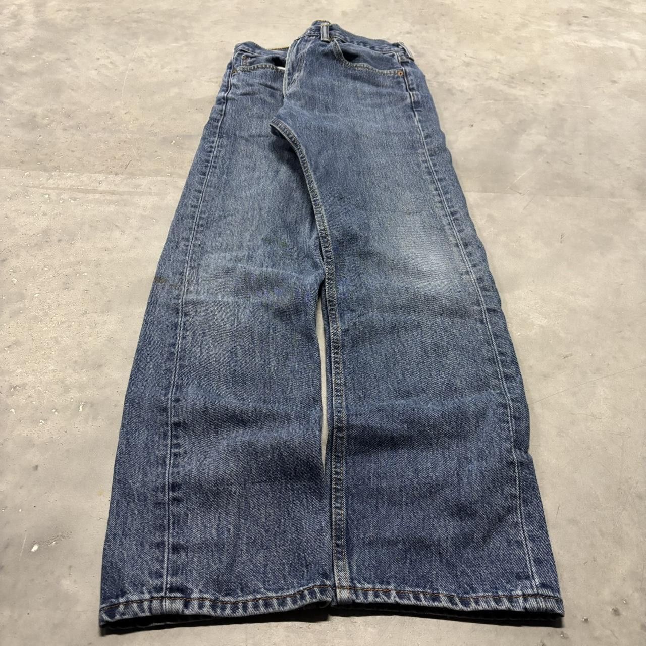 Levi's × Vintage Crazy Vintage Y2K/2000s Grunge Levis Dark Wash Essential Denim Jeans! Size US 30 / EU 46 - 3 Thumbnail