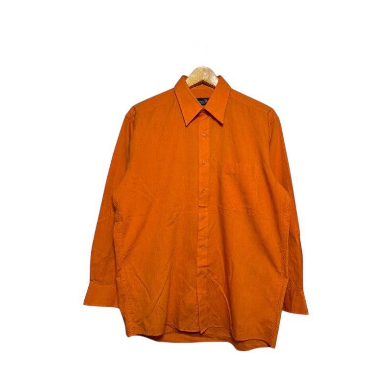 Christian Dior Monsieur × Dior Christian Dior Monsieur Long Sleeve Shirt Orange Size US L / EU 52-54 / 3 - 1 Thumbnail