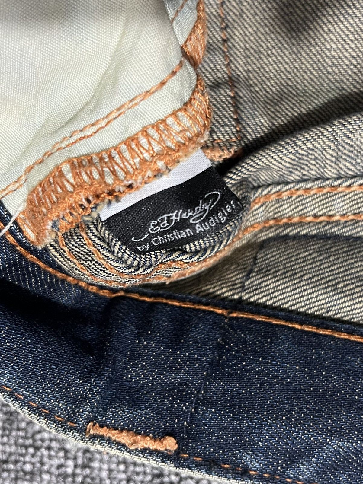 Ed Hardy vintage ed hardy by christian audigier washed jeans Size US 34 / EU 50 - 17 Thumbnail