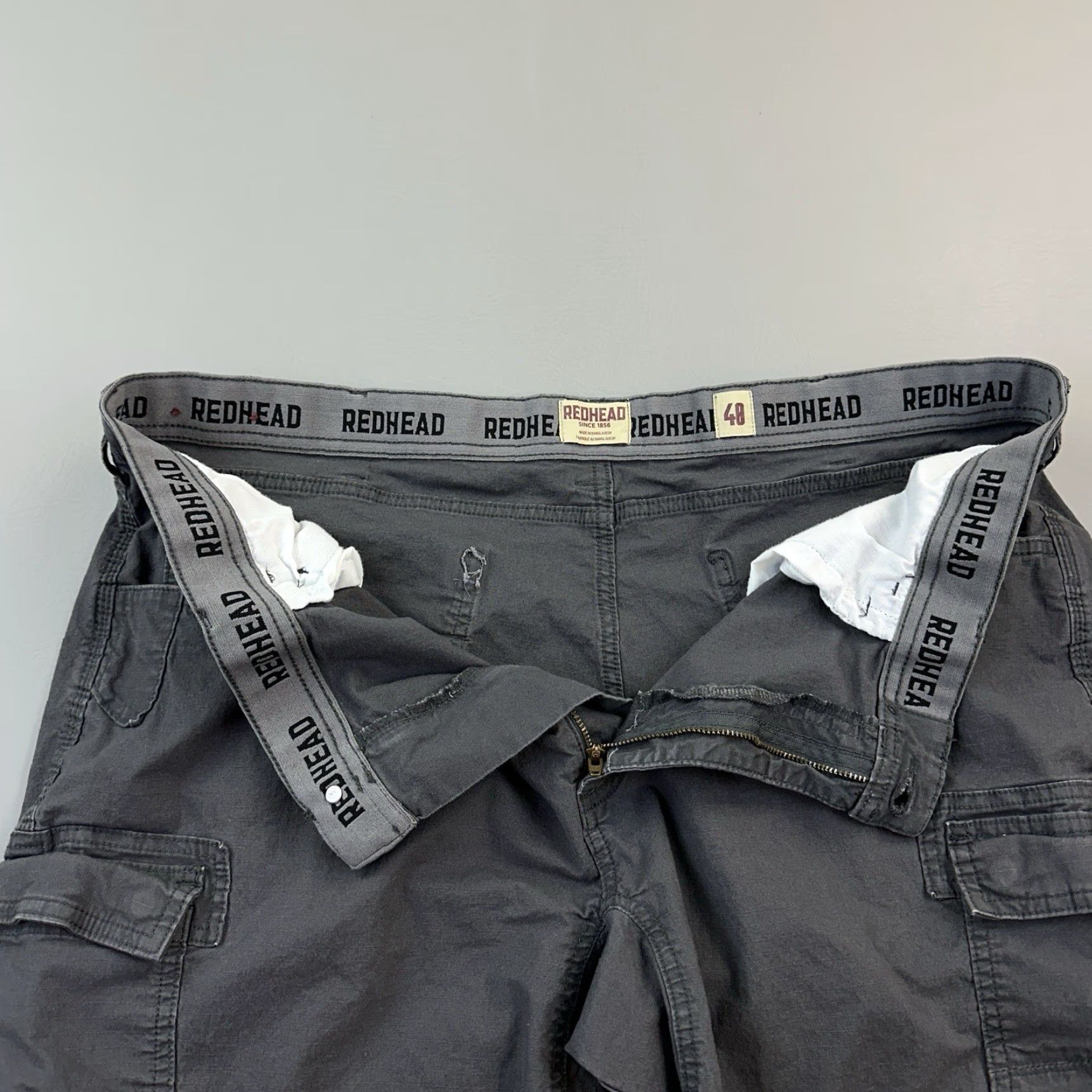 Vintage VINTAGE RedHead Shorts Mens 40 Gray Fulton Flex Utility Cargo Outdoor Casual Size US 40 / EU 56 - 4 Thumbnail