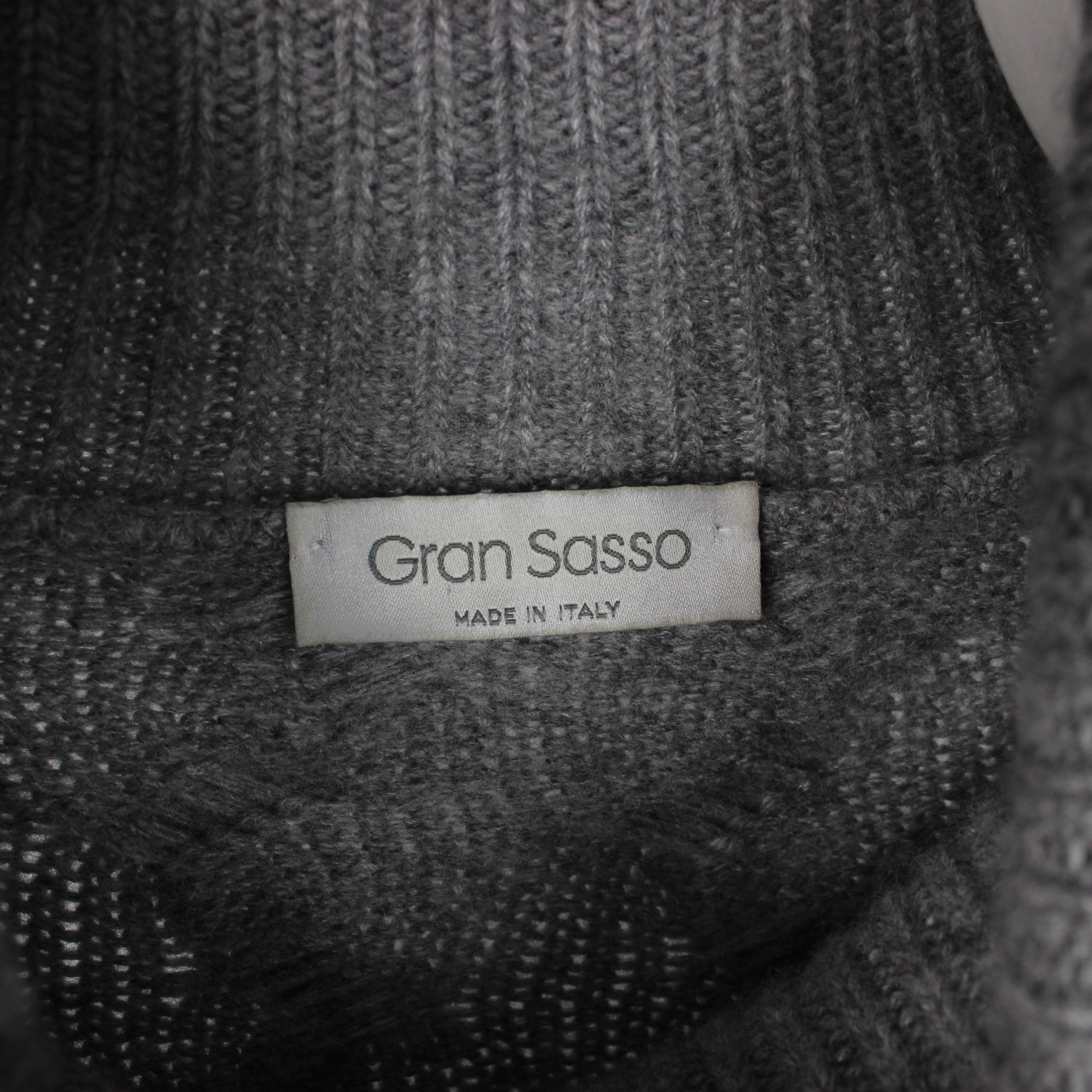 Gran Sasso Gran Sasso sweater jumper men wool pure M L gray Size US L / EU 52-54 / 3 - 5 Thumbnail