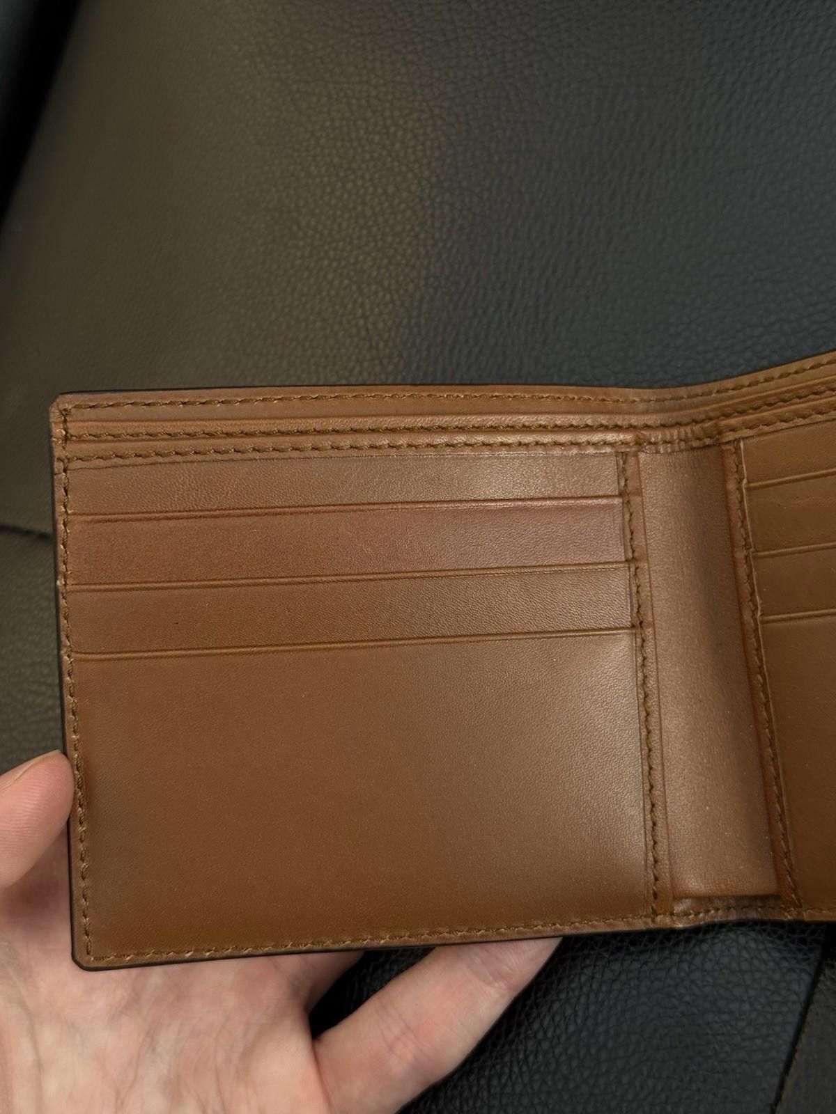 Gucci GUCCI Bifold Wallet Leather Authentic Box $595 Retail Brown Size ONE SIZE - 9 Thumbnail