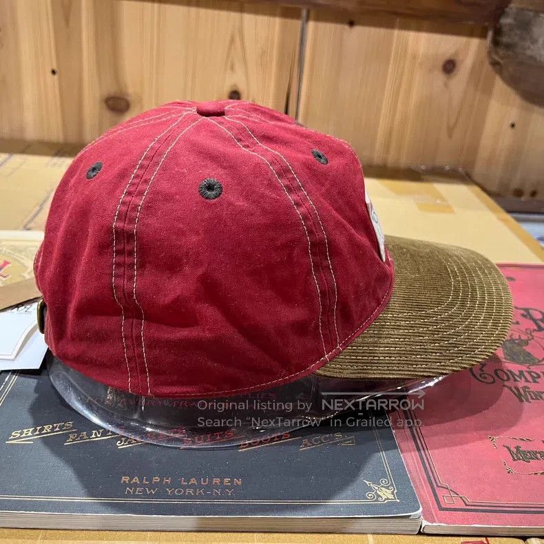 RRL Ralph Lauren RRL Ralph Lauren Corduroy Brim Baseball Cap Size ONE SIZE - 5 Thumbnail