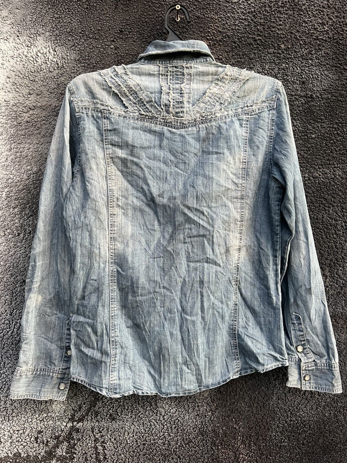 In The Attic Intheattic Snap Button Denim Shirt Size L / US 10 / IT 46 - 5 Thumbnail