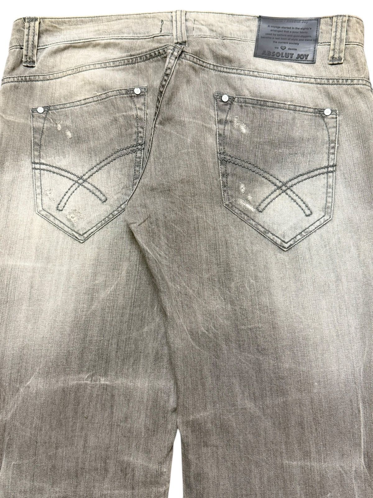 Absolut Joy Vintage 90s Italy Absolut Joy Faded Wash Style Distressed Size US 36 / EU 52 - 6 Thumbnail