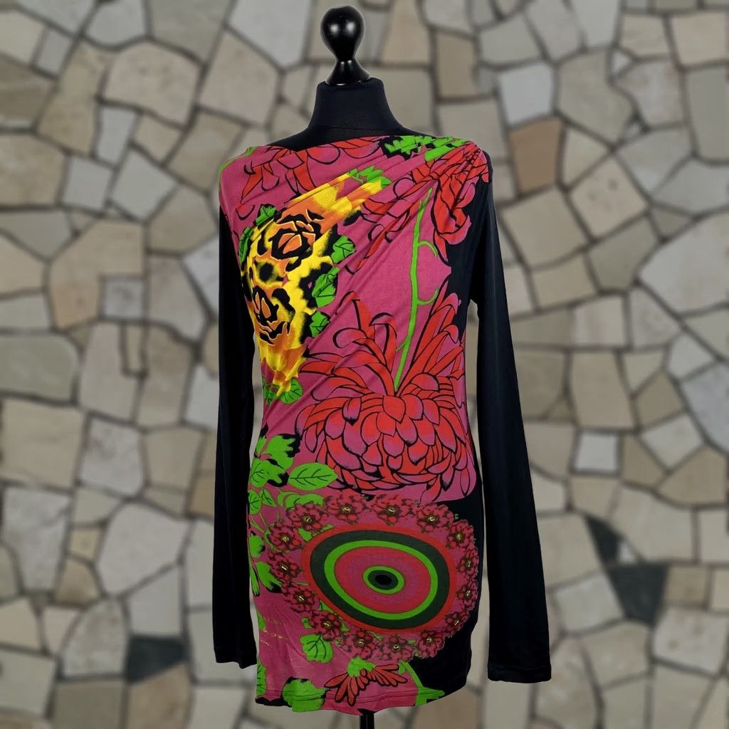 Desigual Desigual womens shirt tunic Size XS Multicoloured Size XS / US 0-2 / IT 36-38 - 1 Thumbnail